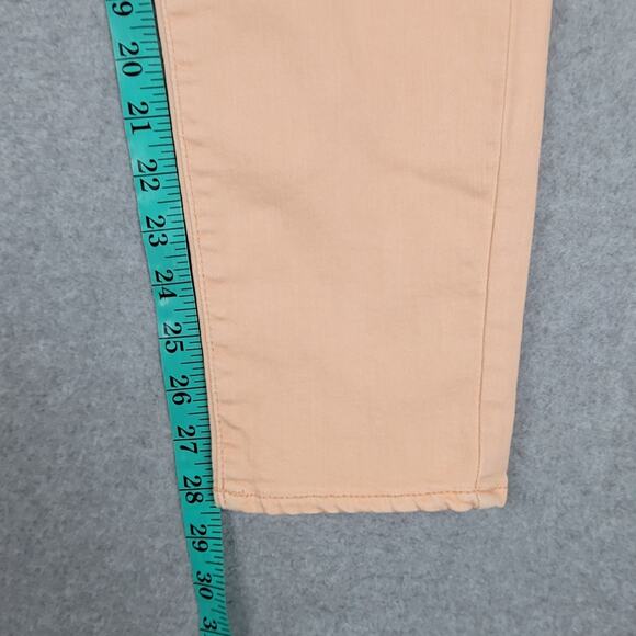 Old Navy Jeans Womens Size 16 Regular Rockstar Mid Rise Pink 34" Waist - Picture 9 of 10